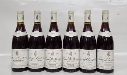 2 B ALOXE-CORTON LES VERCOTS Rouge (1° Cru)...