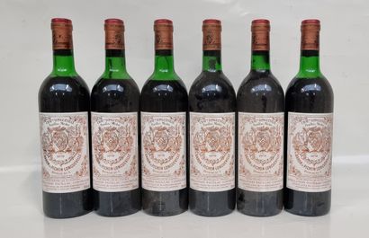 6 B CHÂTEAU PICHON LONGUEVILLE BARON 1979...