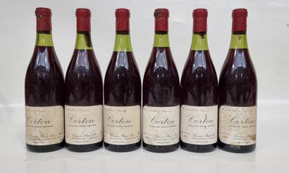 6 B CORTON Rouge (Grand Cru) 1981 Rapet Père...