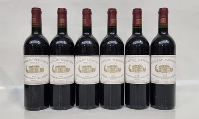 6 B CHÂTEAU MARGAUX 1999 GCC1 Margaux (étiquettes...