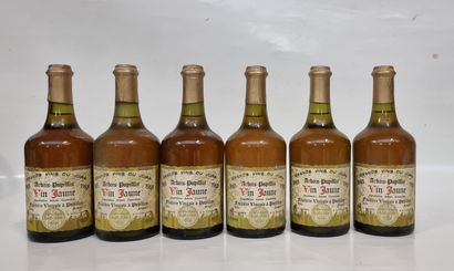 6 B ARBOIS VIN JAUNE 1983 F.V Pupillin (étiquettes...