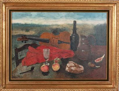 OUDOT Rolland (1897 - 1981)

Violon, pain...