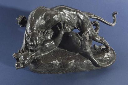MASSON Clovis Edmond (1838 - 1913)

Panther...