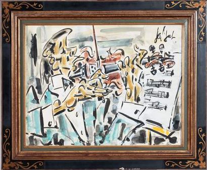 GEN PAUL (1895-1975)

Le violoniste,

Aquarelle...