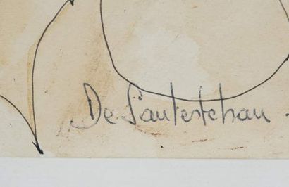 DE SAUTESTEHAN (XXth)

Faces,

Watercolor...