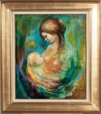 SELVA

Mère et enfant,

Hst sbd, ,61 x 50...