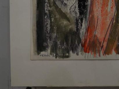 Boris O'Klein (?)

The 3 women,

Watercolor...