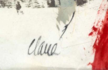 CLAVE Antoni (1913-2005)

Nappe au fond rouge,

Technique...