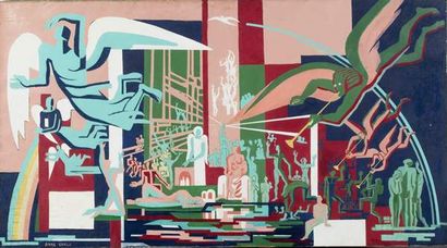 CARLU Anne (1895 - 1972)

The paradise,

Hst...