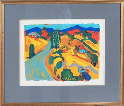 AMBROGIANI Pierre (1907 - 1985)

Landscape...