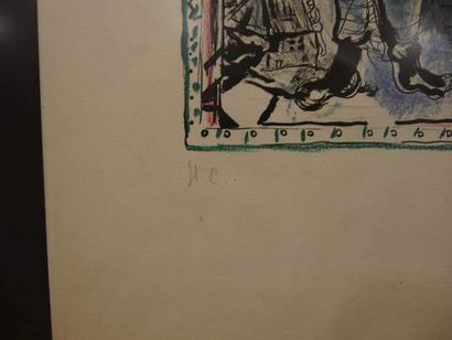 CHAGALL Marc (1887-1985)

Paysan à l'horloge,

Lithographie...