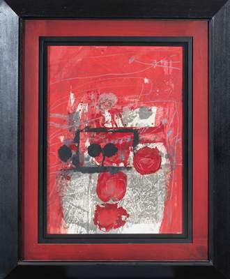 CLAVE Antoni (1913-2005)

Nappe au fond rouge,

Technique...