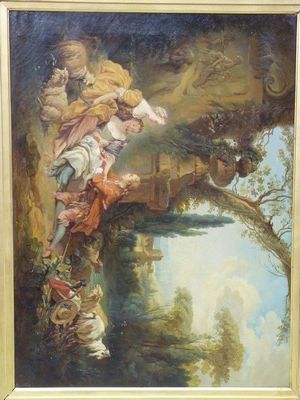 BOUCHER F. (reprise de tableaux de) (XIXe...