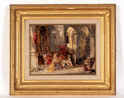 ISABEY Eugène (1804 - 1886)

Intérieur d'église,...