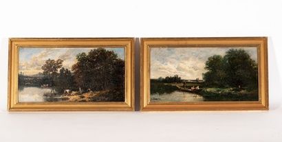 DESPRES J. (Ecole de Barbizon, fin du XIXe...