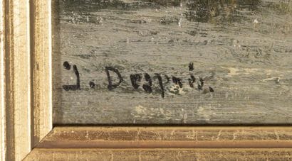 DESPRES J. (Ecole de Barbizon, fin du XIXe...
