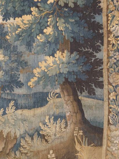 Elément de tapisserie ou portière à décor...