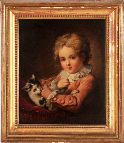 Ecole de la 2e moitié du XIXe siècle,

Enfant...