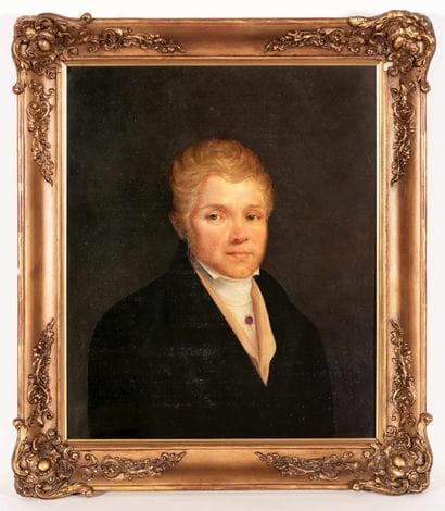 Ecole du XIXe siècle,

Portrait d'homme à...