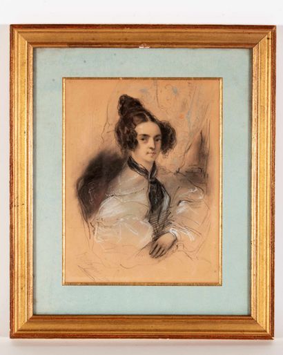 Ecole du XIXe siècle, attribuée à Jules Noguès,

Portrait...