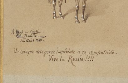 Edouard DETAILLE (1848-1912)

Un cosaque...