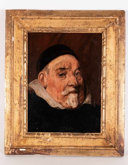 Ecole du XIXe siècle,

Portrait d'homme à...
