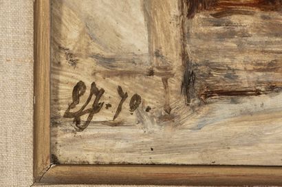 ISABEY Eugène (1804 - 1886)

Intérieur d'église,...