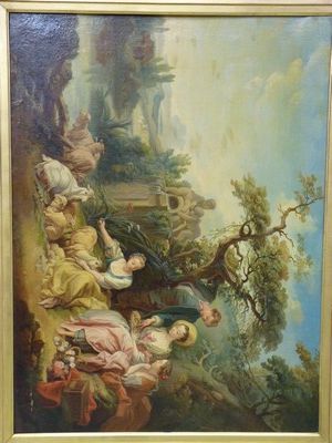 BOUCHER F. (reprise de tableaux de) (XIXe...