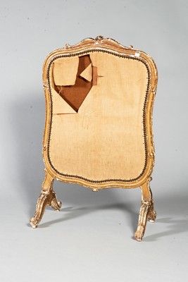 Écran de foyer de forme violonnée en bois...