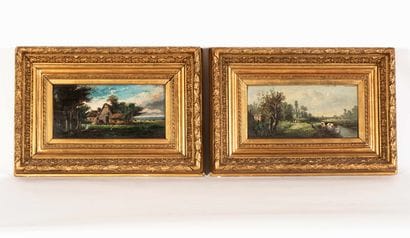 Ecole de Barbizon (fin du XIXe siècle),

Paysages...