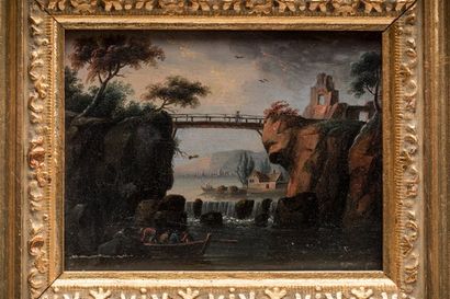 German school in the 18th century taste,
Pair...