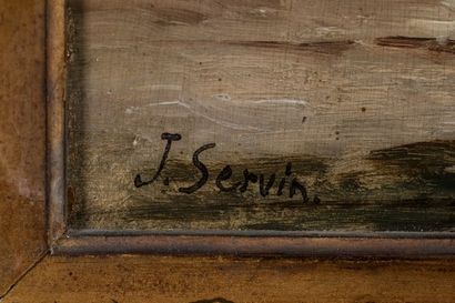 SERVIN J.
Peasant women,
Pair of Hsp end...