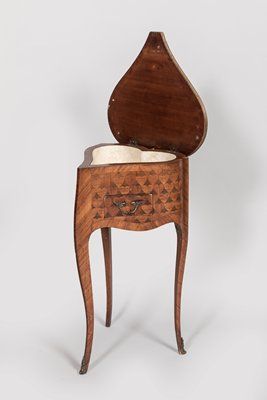 Table of living room out of wooden veneer...