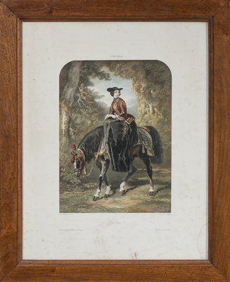 DEDREUX A. (after),
Pair of equestrian engravings...