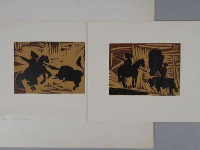 Pablo PICASSO (1881 - 1973) after
Two scenes...
