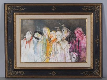 JANSEM Jean (1920 - 2013)
Carnaval, 
Hst...
