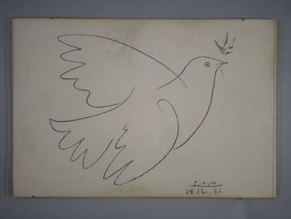 Pablo PICASSO (1881 - 1973) after
Dove in...