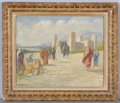 LEGRAND Edy (1892 - 1970)
The potter's market,
Hst...
