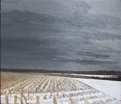 DYMOND Hilary (born 1953)
Grey sky,
painting...