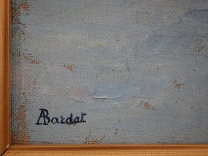 BARDET André (1909 - 2006)
St Valéry en Caux,
Hst...
