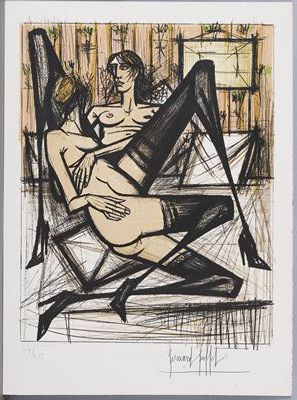 Bernard BUFFET (1928-1999)
Jeux de Dames....