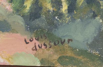 DUSSOUR Louis (1905 - 1986)
Vineyards,
Hst...