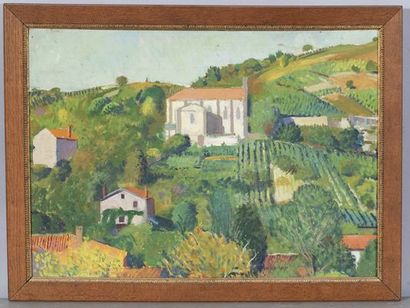 DUSSOUR Louis (1905 - 1986) 
Set of 3 paintings...