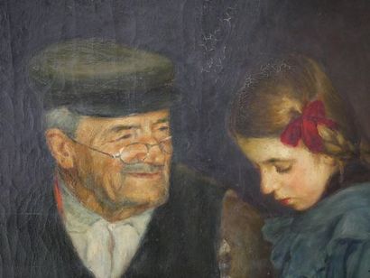 COLMAIRE Horace (1875 - 1965)
Old man and...