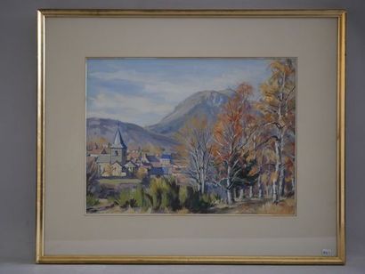 CHANONAT Ernest (1907 - 1995)
Autumn in Laschamp,
Gouache...
