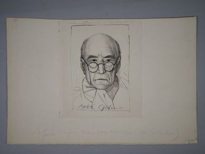 André Gide, deux portraits.
Eau-forte sur...