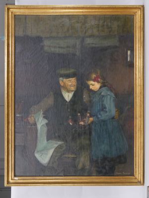 COLMAIRE Horace (1875 - 1965)
Old man and...