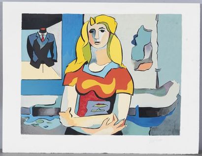HELION Jean (1904 - 1987)
Jeune femme devant...