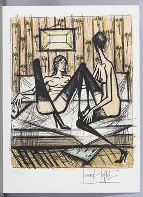 Bernard BUFFET (1928-1999)
Jeux de Dames....