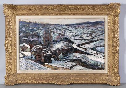 CHARRETON Victor (1864 - 1936)
The snow,
Hs...